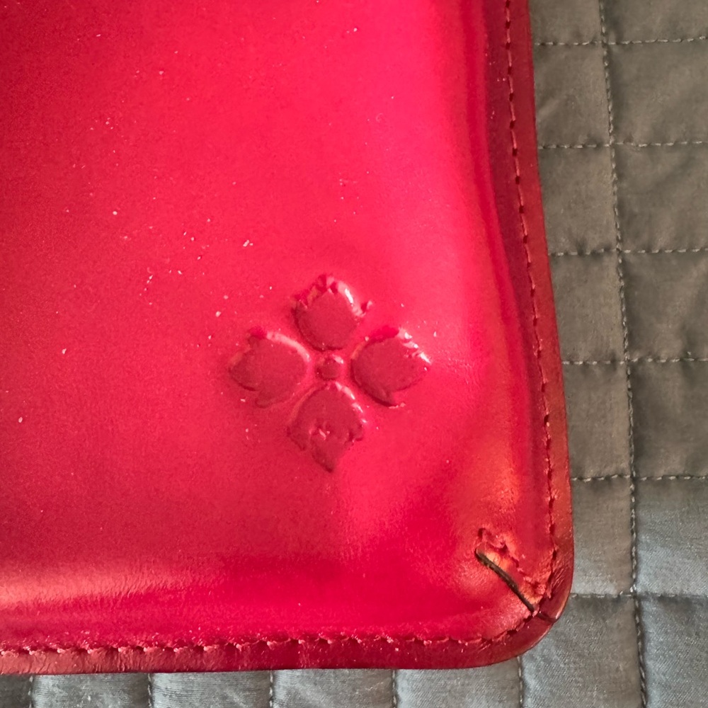 Patricia Nash Leather Pink Crossbody Bag - Picture 3 of 9